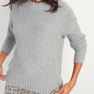 Old Navy Oversized Boucle’ Crew-neck Sweater